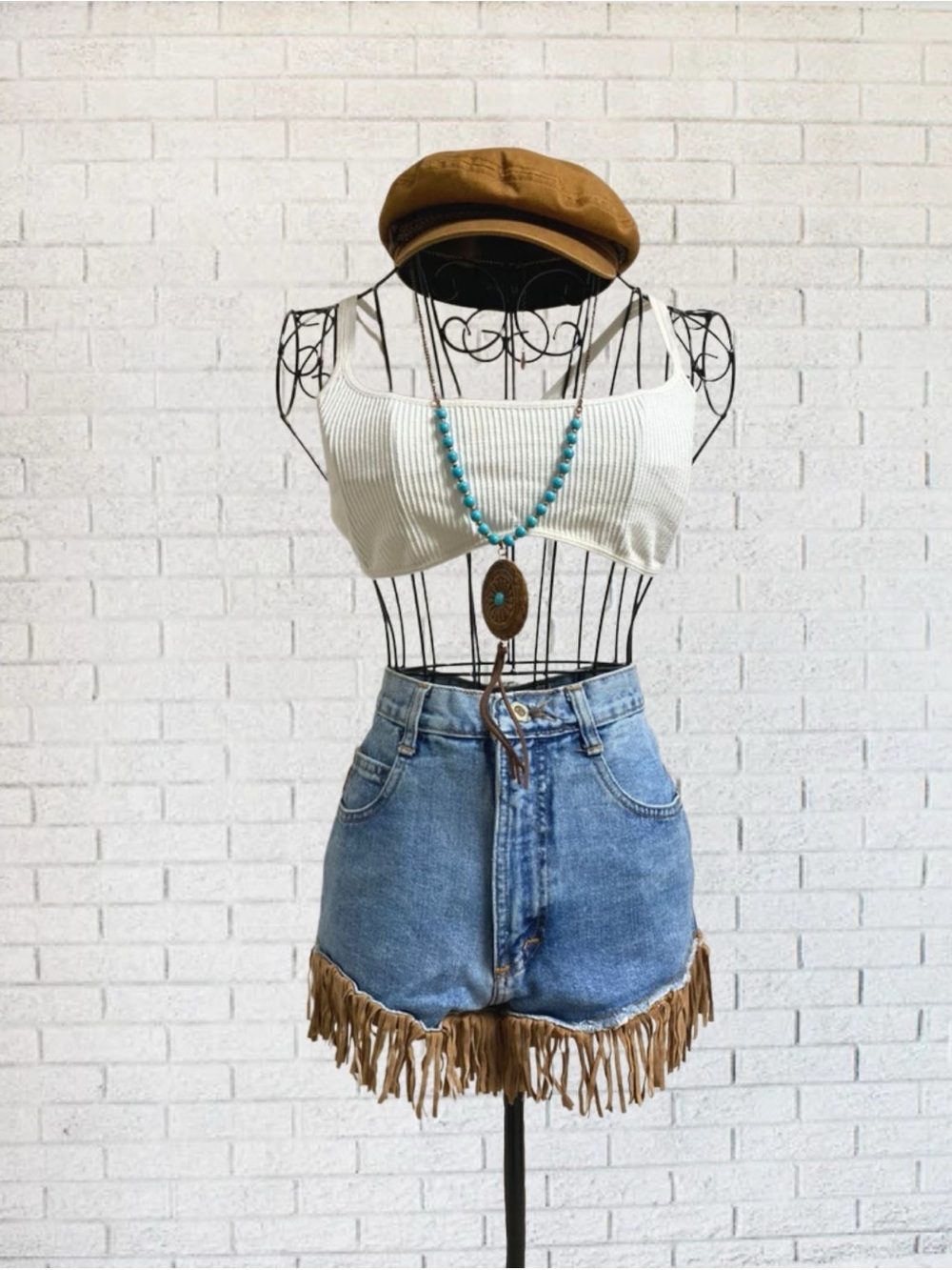 White Bralette Crop Top Halter Free People Intimately Medium Large Boho Workout